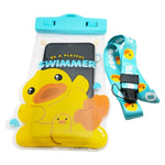 BDUCK حقيبة هاتف مقاومة للماء ومضادة للمطر والغوص والسباحة حافظة هاتف محكمة الغلق - أزرق (87200)