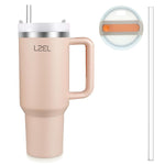 LZEL Tumbler With Handle 1100ML Aqua Pure Vacuum Insulated | Pink