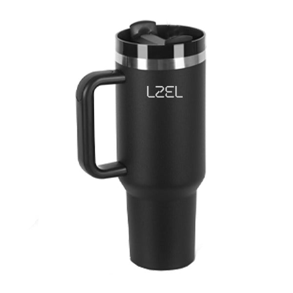 LZEL Tumbler With Handle 800ML Aqua Pure Vacuum Insulated |Black