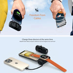 بطارية شحن متنقلة لاسلكية للساعة Charger POD Prime من أسلي جلوبال  سعة 5000 مللي أمبير |أسود