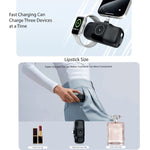 بطارية شحن متنقلة لاسلكية للساعة Charger POD Prime من أسلي جلوبال  سعة 5000 مللي أمبير |أسود