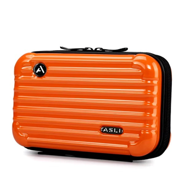 Asli Global Hard Shell Amenity Case Travel Bag | Orange