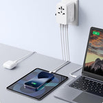 Asli Global GaN Pro Travel 120w Travel Adapter | White