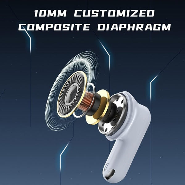 سماعة لاسلكية Sound Buds Luxe من أسلي جلوبال | أبيض