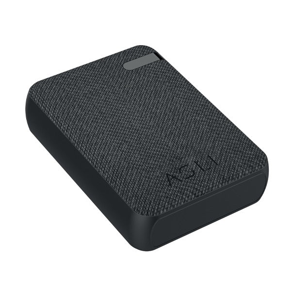 Asli Global Charge Prime Luxe 10000mAh PD Type-C Mini Power Bank | Black
