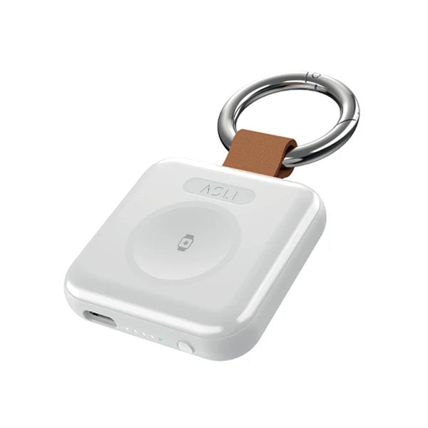 بطارية شحن متنقلة صغيرة لاسلكية للساعة من أسلي جلوبال سعة 1200 مللي أمبير 