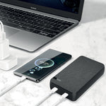 Asli Global Charge Prime Luxe 20000mAh PD Type-C Mini Power Bank | Black