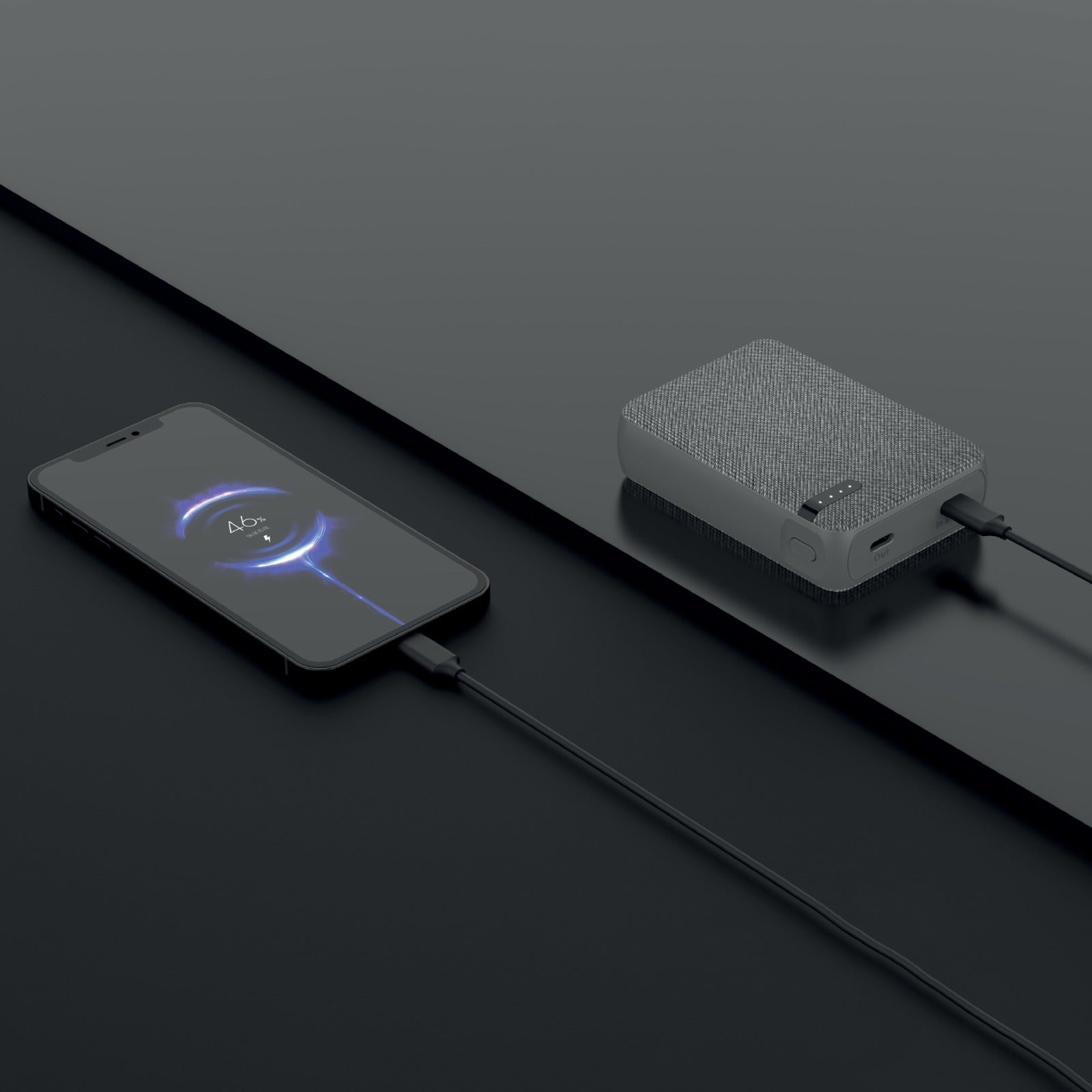 Asli Global Charge Prime Luxe 10000mAh PD Type-C Mini Power Bank | Gray