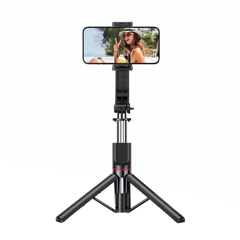 Usams Multifunctional Bluetooth Tripod Selfie Stick - Black (ZB25601)