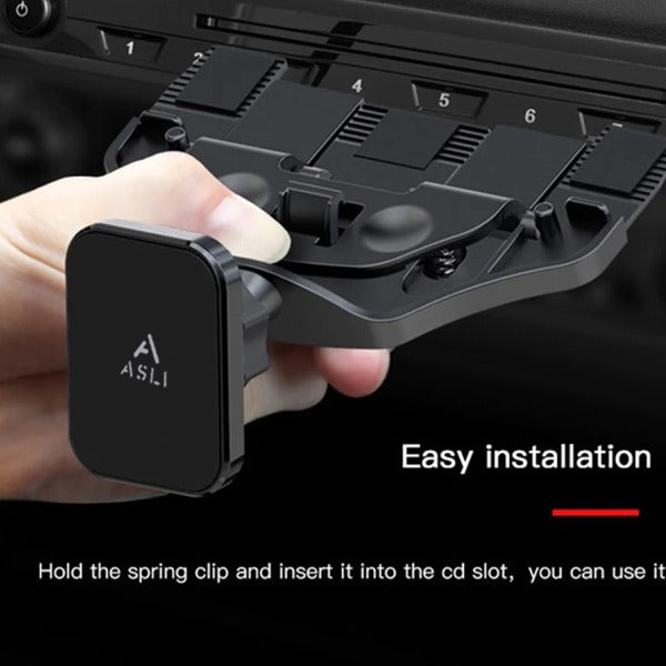 حامل هاتف للسيارة سلسلة Automagnet Cd من أسلي جلوبال مغناطيسي