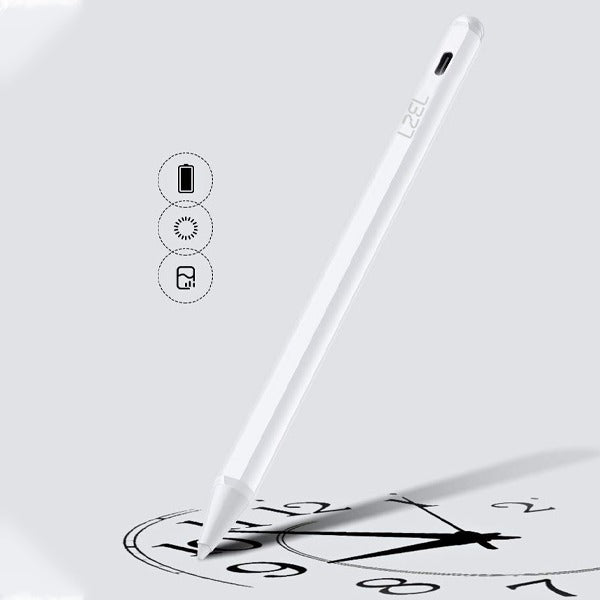 LZEL Pro Touch Stylus iPad Pencil With Palm Rejection White