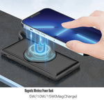 محطة الطاقة المحمولة من أسلي جلوبال 10000 مللي أمبير  × 8 تدعم الشحن اللاسلكي|أسود