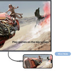 Asli Global Power Link Type-C to HDTV Cable 8K UHD 1m|Black