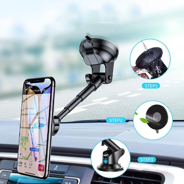 Suction Cup Magnet Support Dashboard Magnetic Holder | Q33