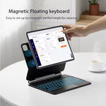 لوحة مفاتيح Zenkey Axon Series من ليزل لجهاز iPad Pro 13 -بوصة | أسود