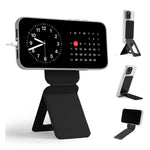 محفظة مغناطيسية و ستاند من ليزل  مصنوعة من الجلد PU متوافقة مع MagSafe |أسود