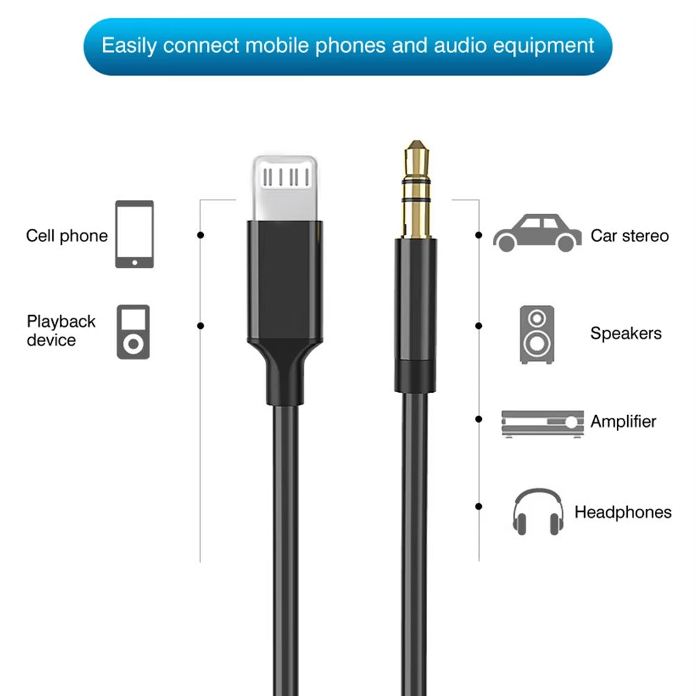 Asli Global Lightning To 3.5mm Audio Cable
