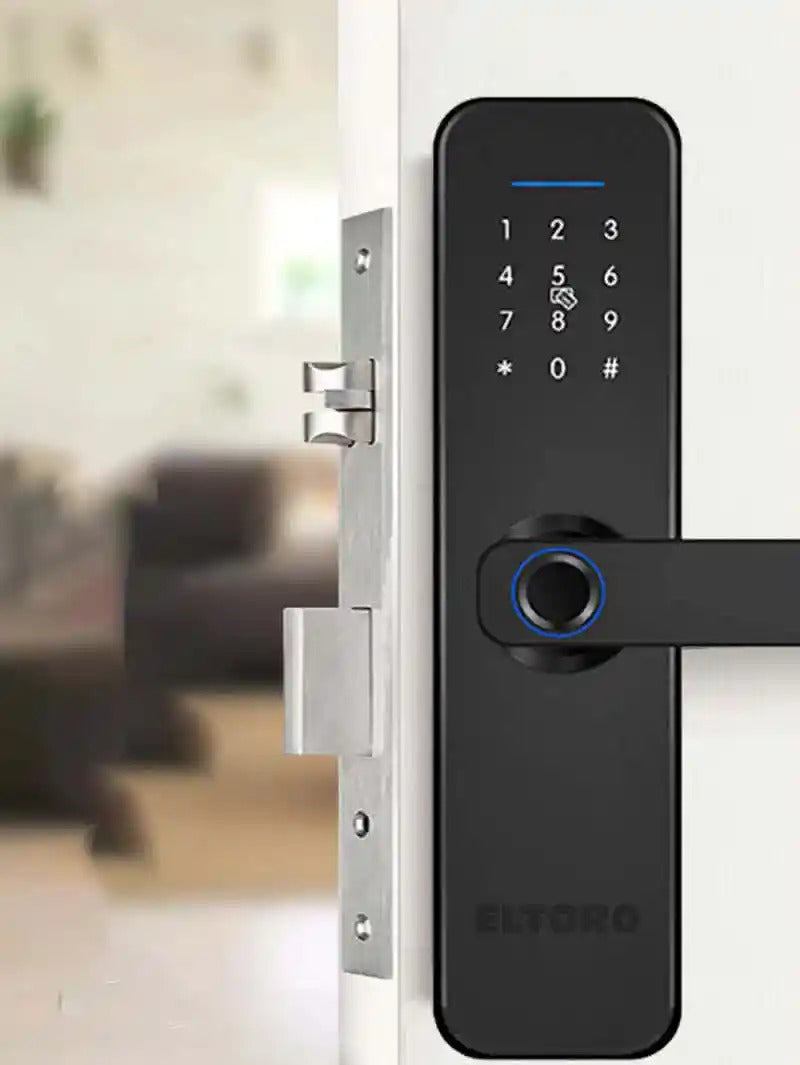 LZEL Smart Door Lock Black