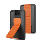Asli Global Magnetic Leather Wallet |Black Orange