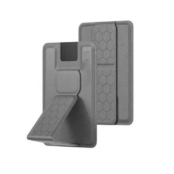 Asli Global Magnetic Leather Wallet |Titanium