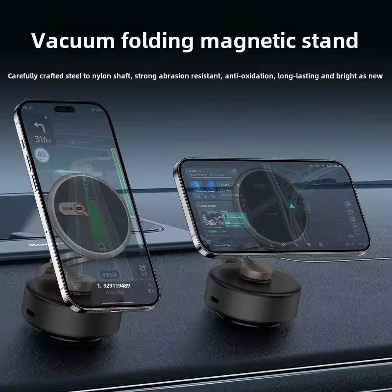 Automobile Vacuum Suction Phone Holder Strong Magnetic Adsorption