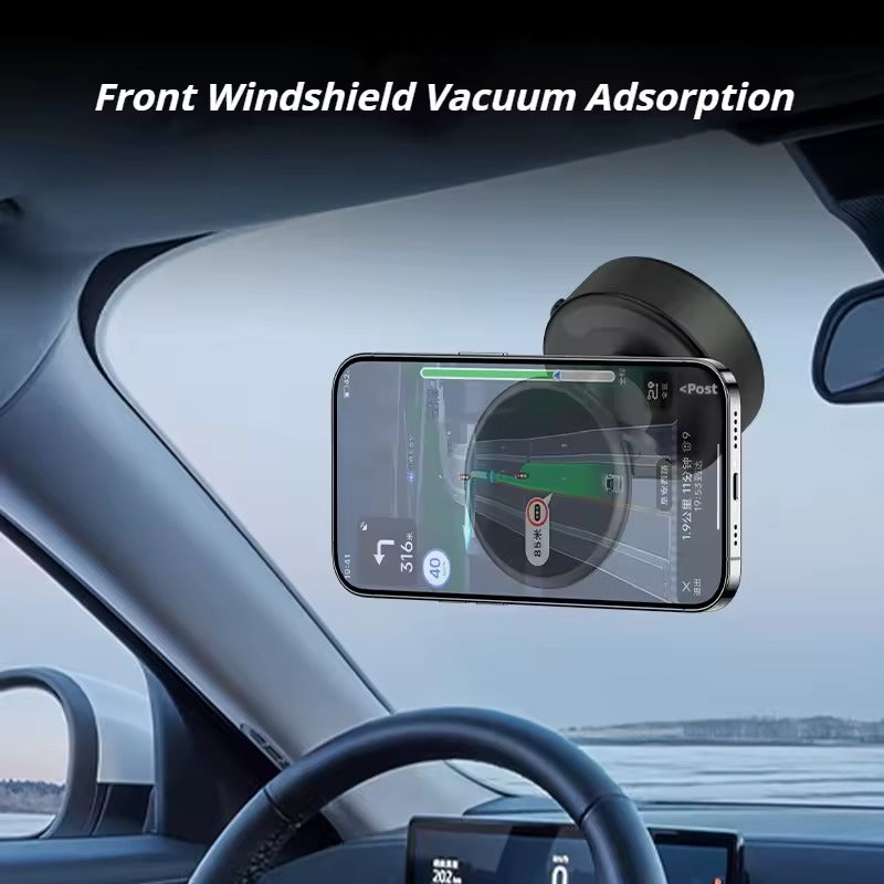 Automobile Vacuum Suction Phone Holder Strong Magnetic Adsorption