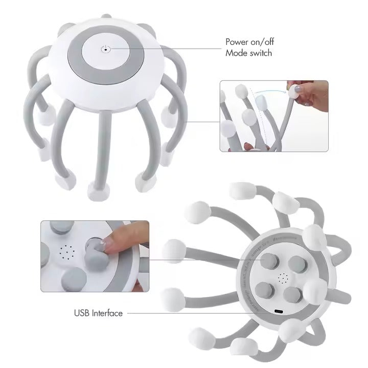 Head Massager Rechargeable Version (HEAD MASSAGE)