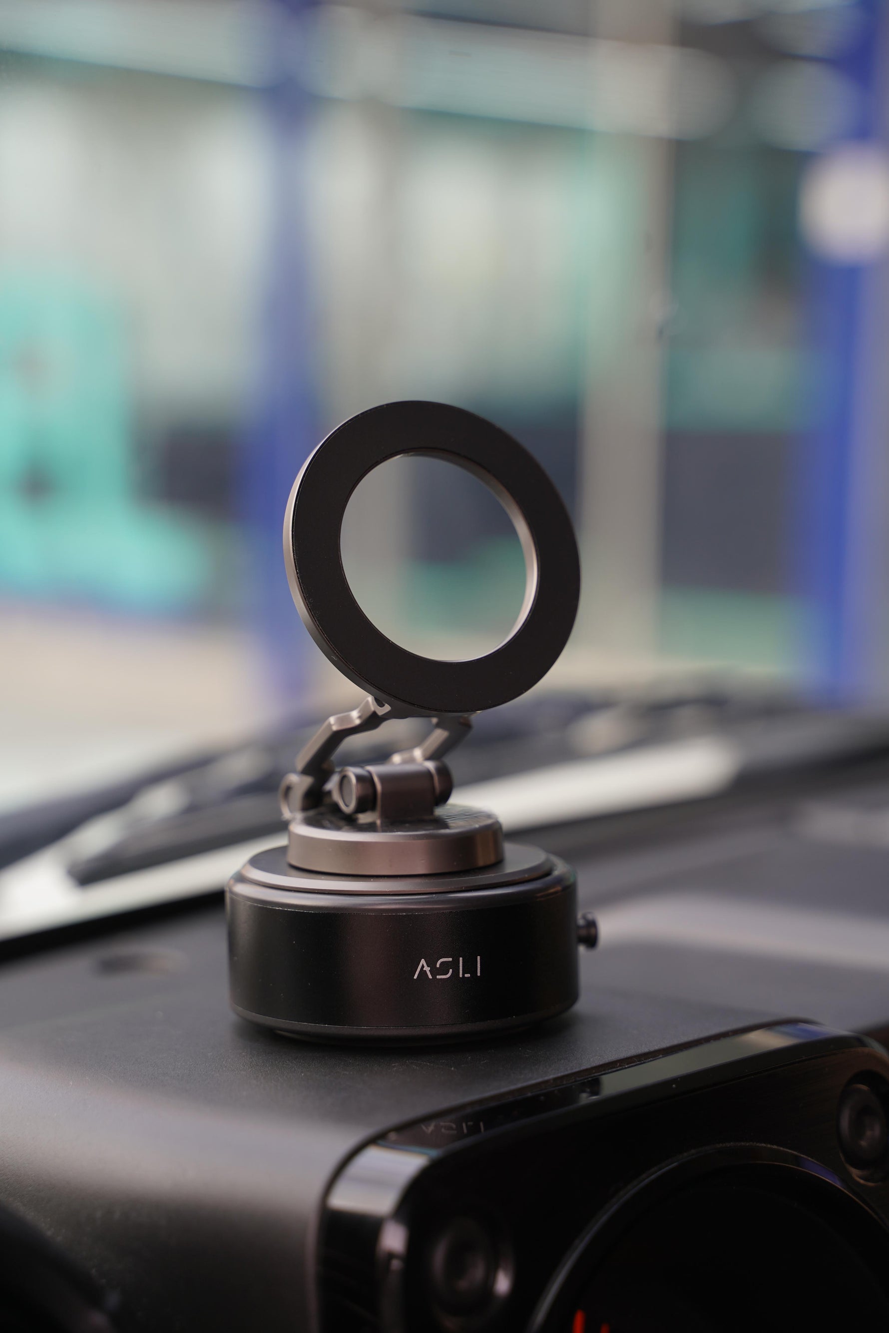 Asli Global Supravox X1 Vacuum Suction Cup Phone Mount 360 Adjustable | Black