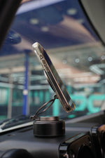 Asli Global Supravox X2 Vacuum Suction Cup Phone Mount 360 Adjustable | Black