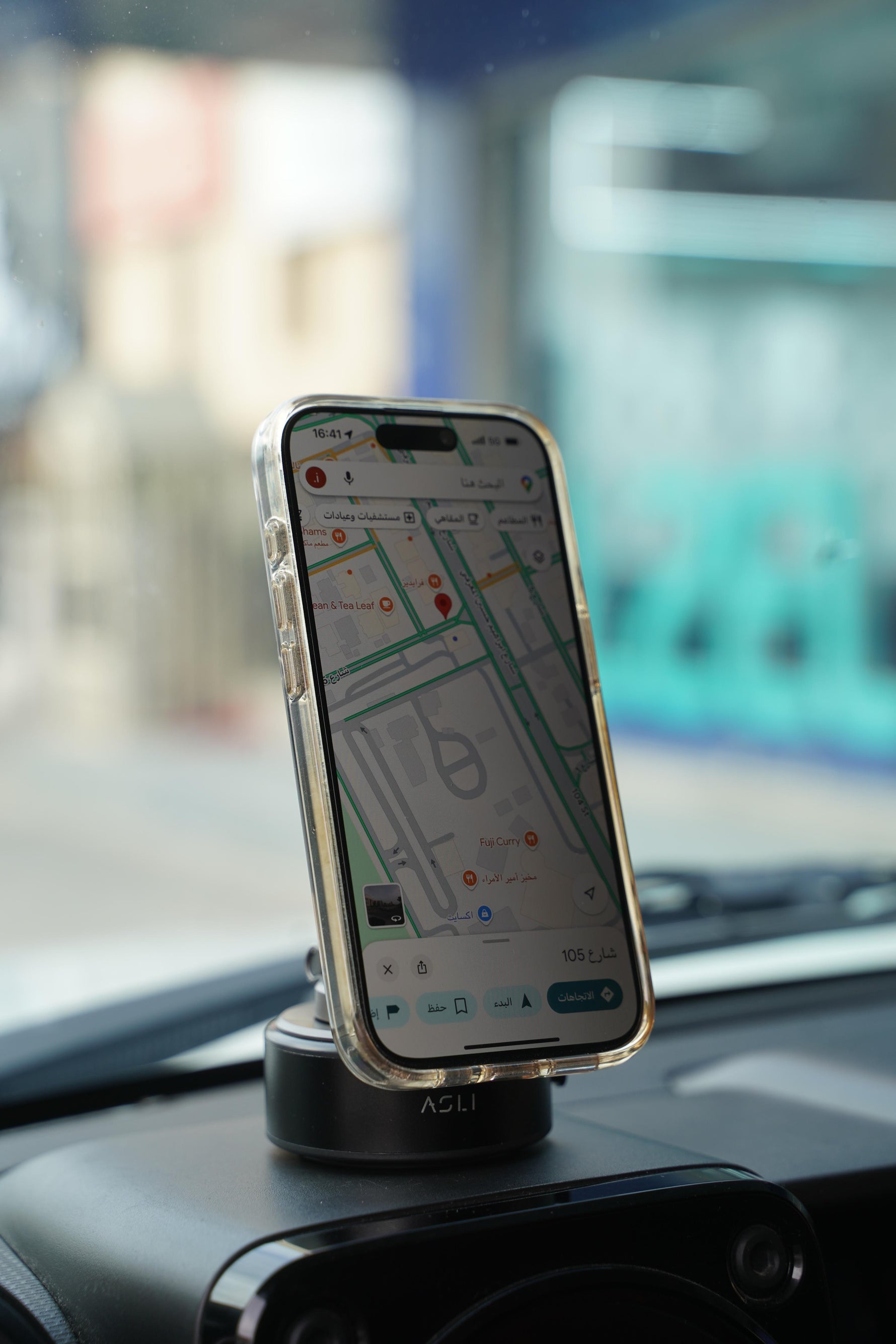 Asli Global Supravox X4 Vacuum Suction Cup Phone Mount 360 Adjustable | Black