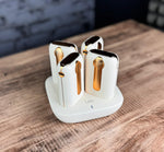 LZEL Quadra Energia X Station 10000mAh Charging Station Built In Cable Lightning And Type-C | Yellow