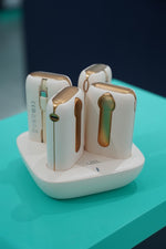 LZEL Quadra Energia X Station 10000mAh Charging Station Built In Cable Lightning And Type-C | Yellow