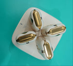 LZEL Quadra Energia X Station 10000mAh Charging Station Built In Cable Lightning And Type-C | Yellow