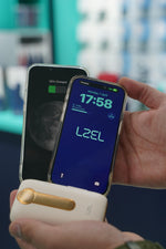 LZEL Quadra Energia X Station 10000mAh Charging Station Built In Cable Lightning And Type-C | Yellow