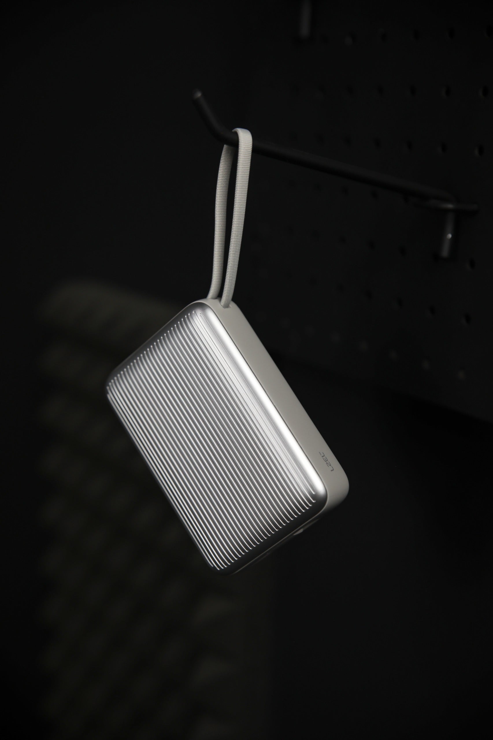 LZEL Neurode Sync - 10,000mAh PD Mini Power Bank 22.5W with Built-in Cable | Silver