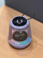 مكبر صوت لاسلكي علي شكل مصباح من ليزل مع اضواء RGB  | بنفسجي