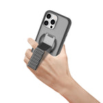 كڤر LZEL MatteMag Kickstand مع حزام – MagSafe لهاتف iPhone 16 Pro | أسود فاتح