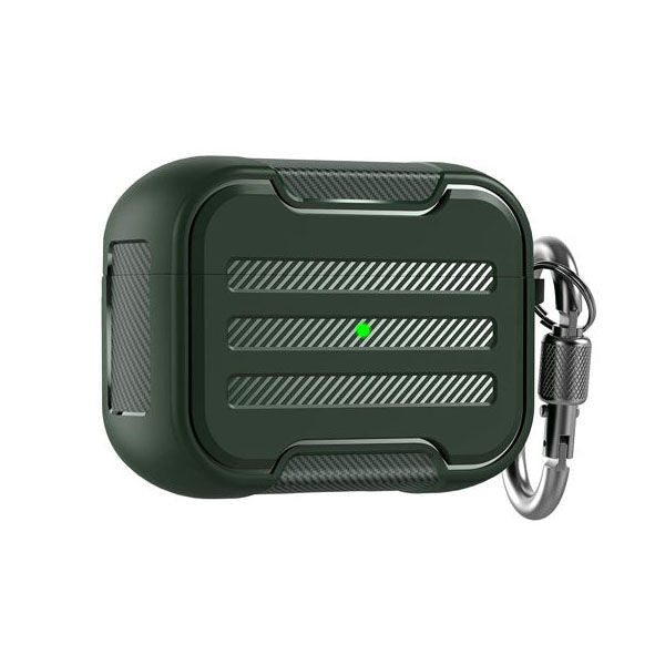 Ahastyle Airpods Pro Protection Rugged Armor Case - Dark Green  | X002NMMBYR