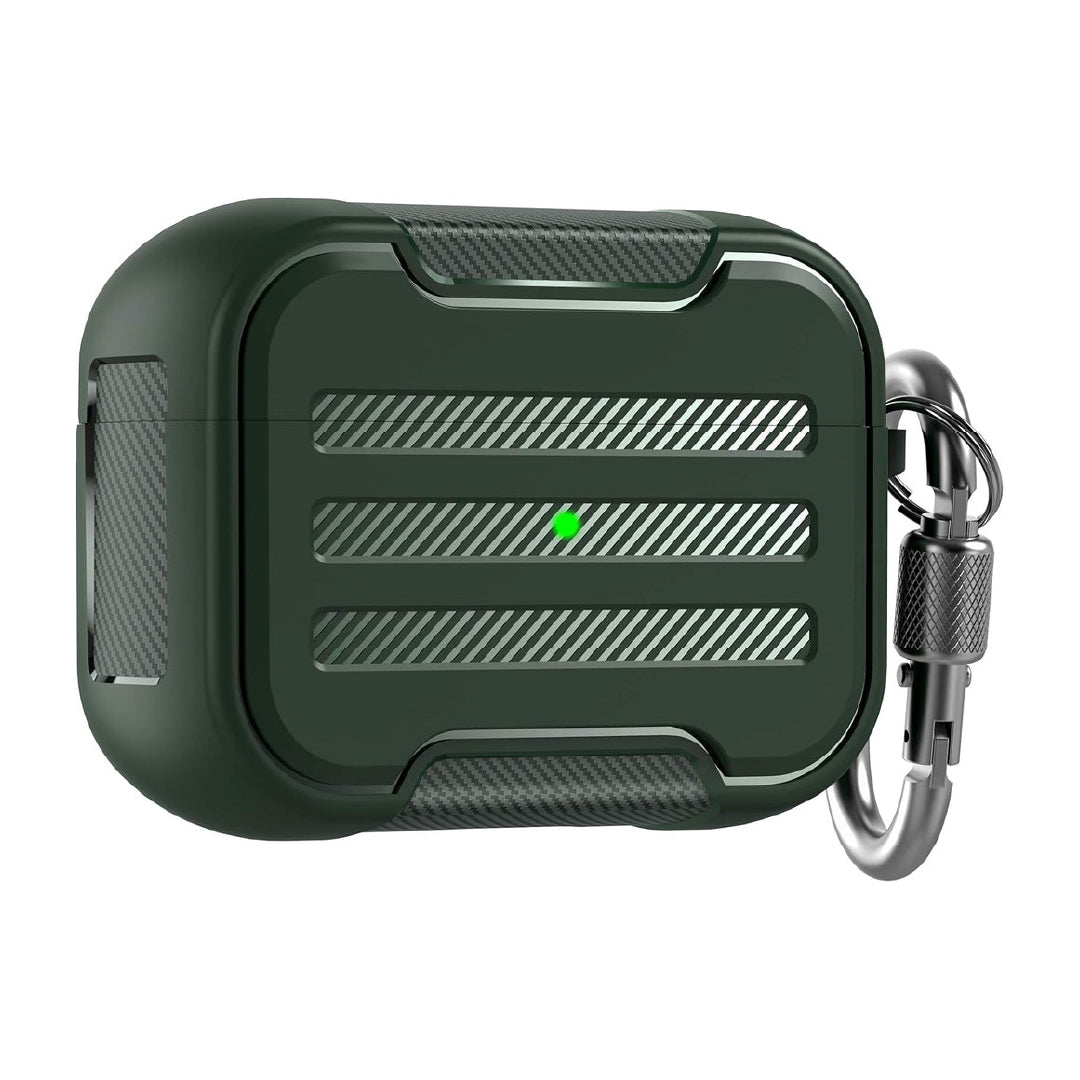 Ahastyle Airpods 3 Protection Rugged Armor Case | Dark Green