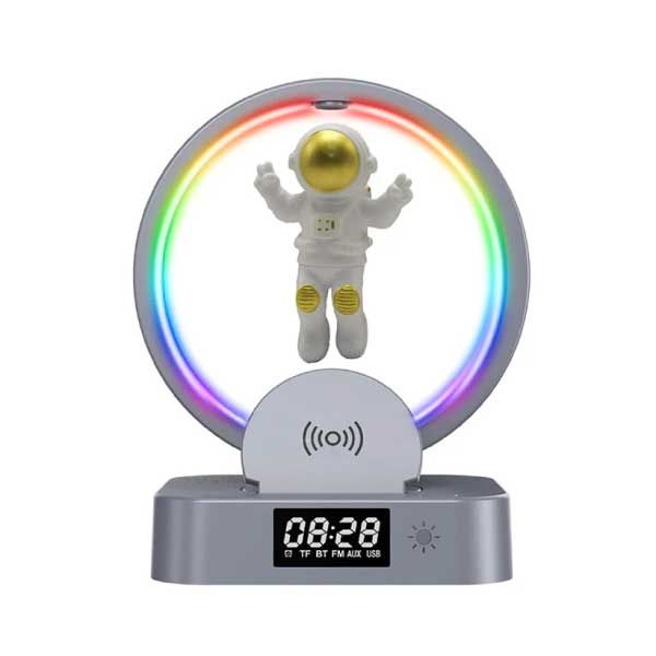 Magnetic Levitation Bluetooth Speaker Astronaut Home RGB Mini Radio TWS Sound Box Outdoor Wireless Subwoofer TF AUX USB | Gold