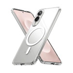 كڤر حماية X-Crystal لهاتف Samsung Galaxy S25 مضاد للاصفرار متوافق مع MagSnap من Keephone | شفاف