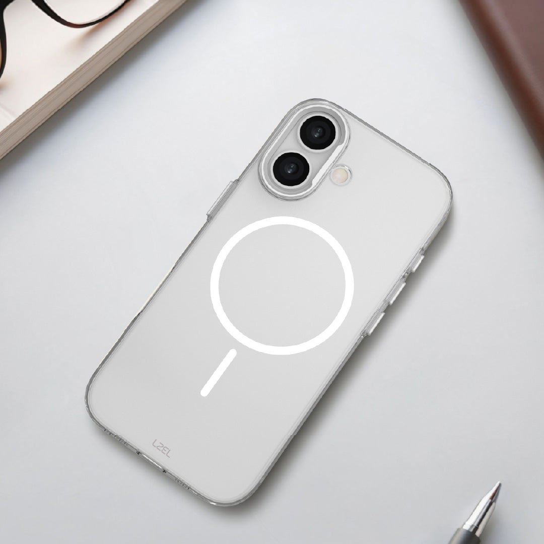 LZEL Magkryden Slim Case for iPhone 17 | Crystal Clear