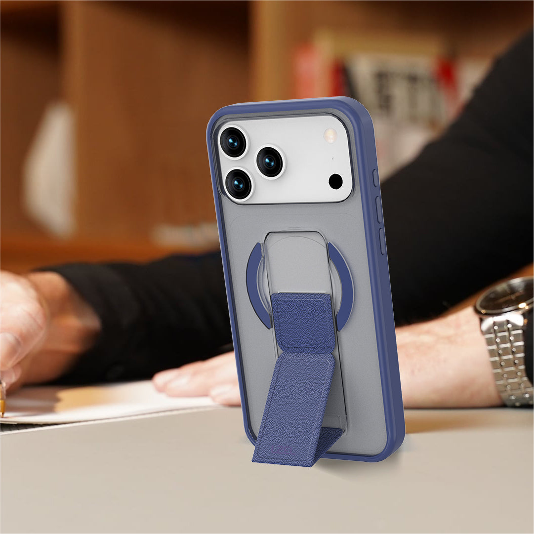 LZEL Magsynto Strap Case for iPhone 17 Pro | Mood Indigo