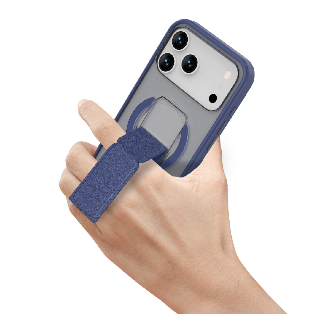 LZEL Magsynto Strap Case for iPhone 17 Pro | Mood Indigo