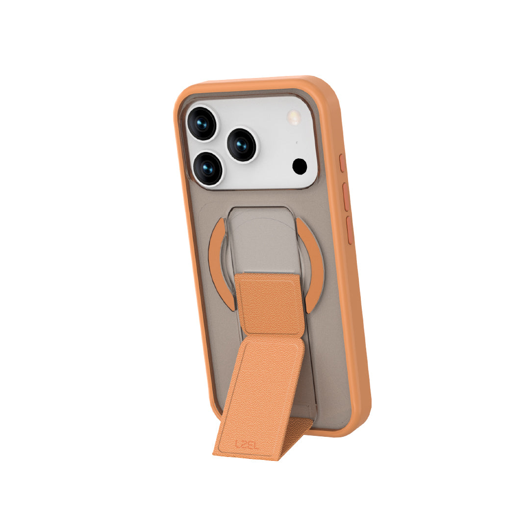 LZEL Magsynto Strap Case for iPhone 17 Pro Max | Papaya