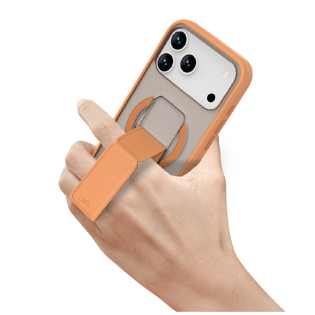 LZEL Magsynto Strap Case for iPhone 17 Pro Max | Papaya