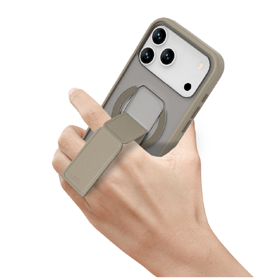 كڤر حماية LZEL Magsynto Strap لهاتف iPhone 17 Pro Max | تيتانيوم