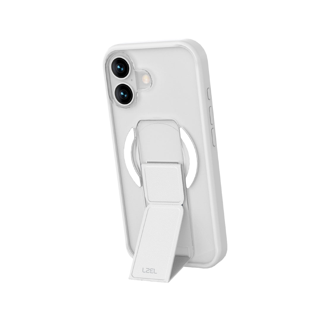 LZEL Magsynto Strap Case for iPhone 17 | White