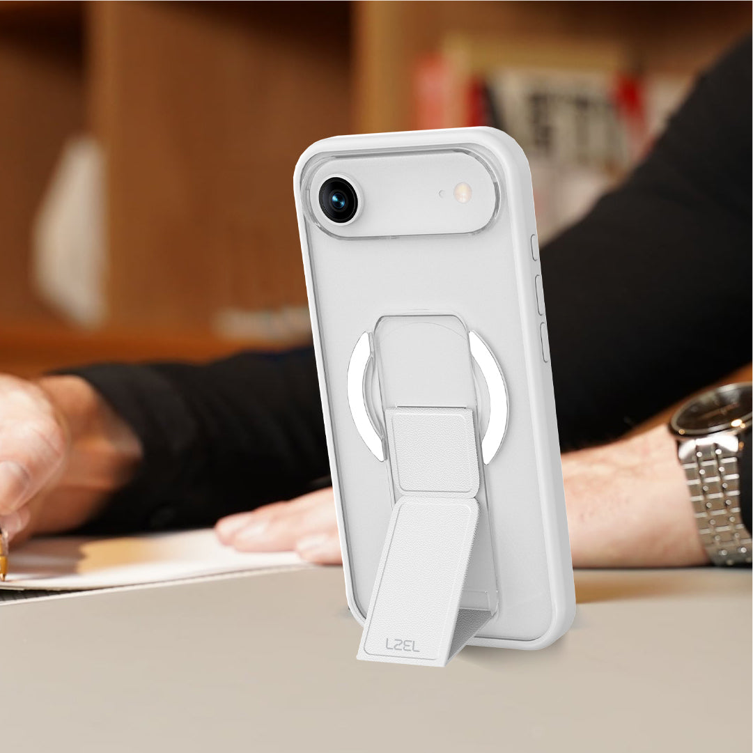 LZEL Magsynto Strap Case for iPhone Air | White