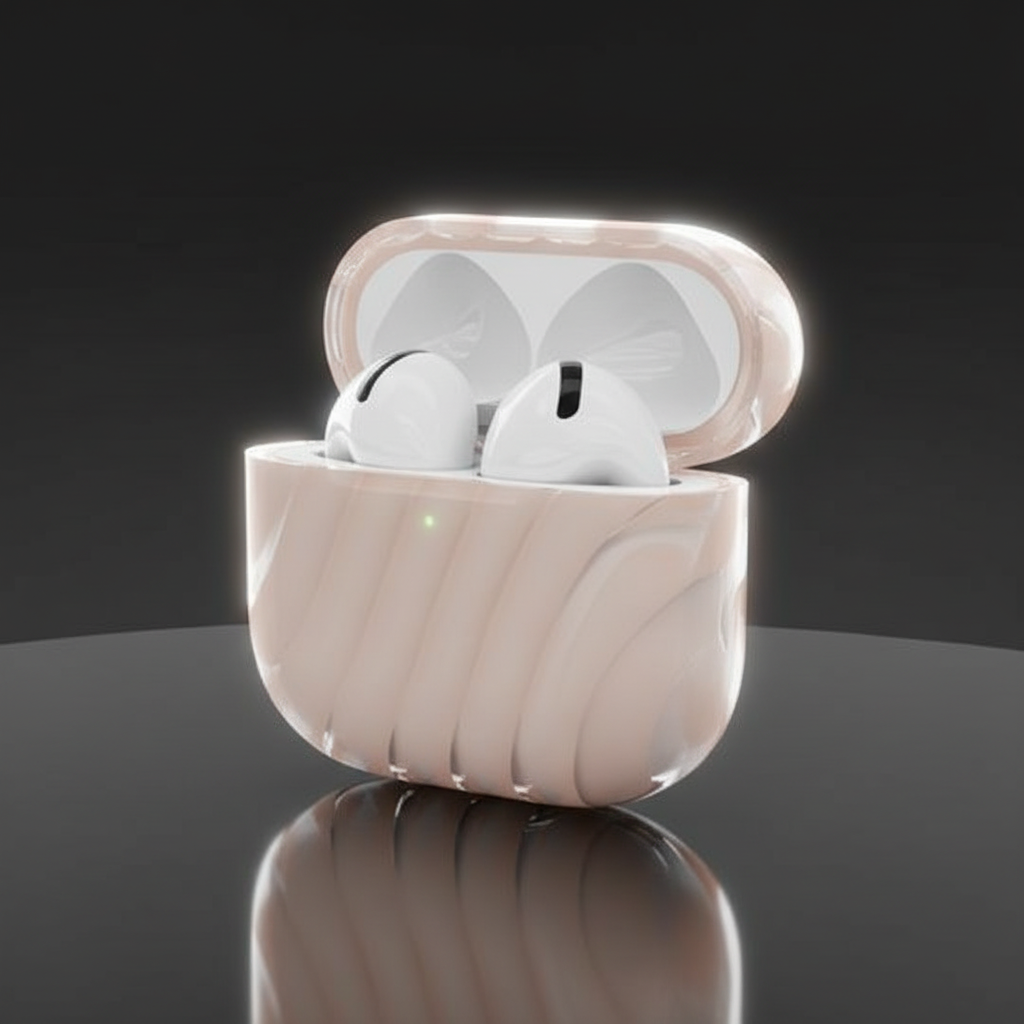 سماعة لاسلكية Sound Buds Neon من أسلي جلوبال | وردي رملي